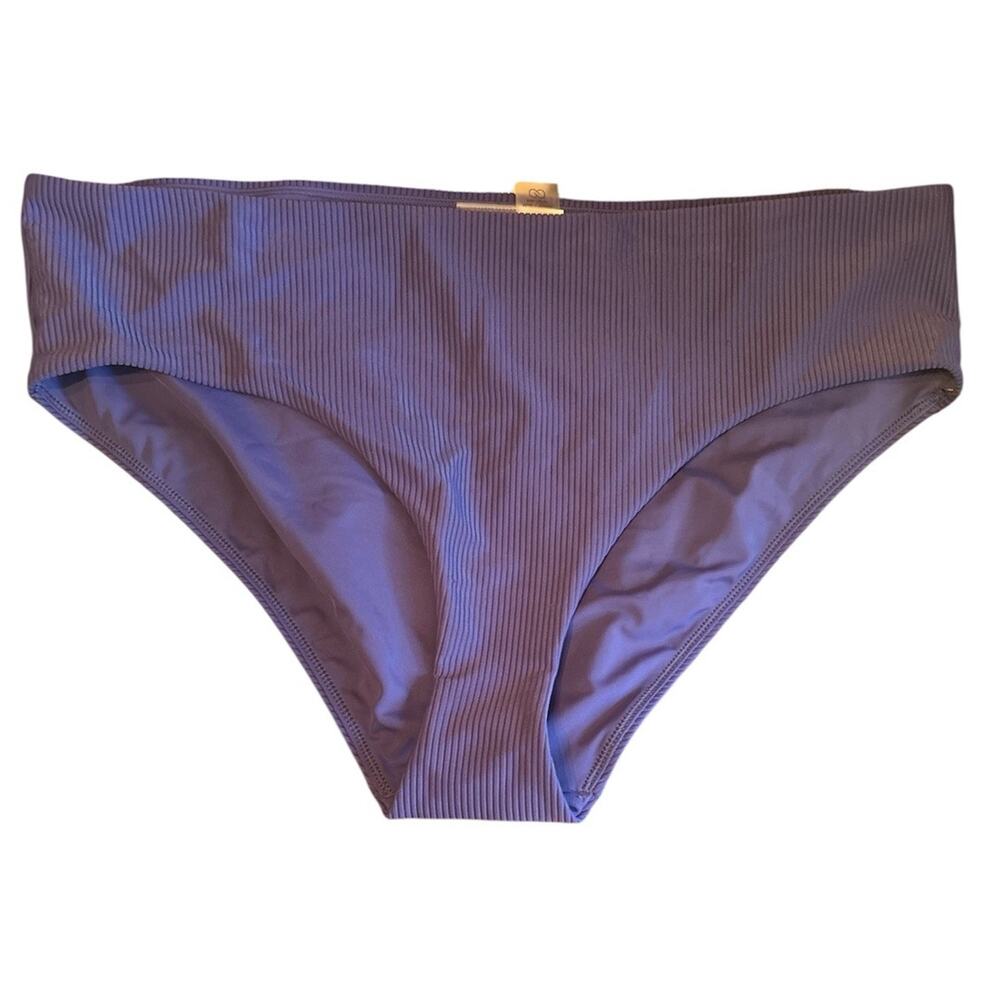 CALIA Mid Rise Bikini Blue Bottom Women Extra Large XL Blueberry